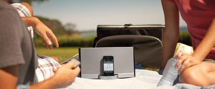 altavoz sounddock portable 