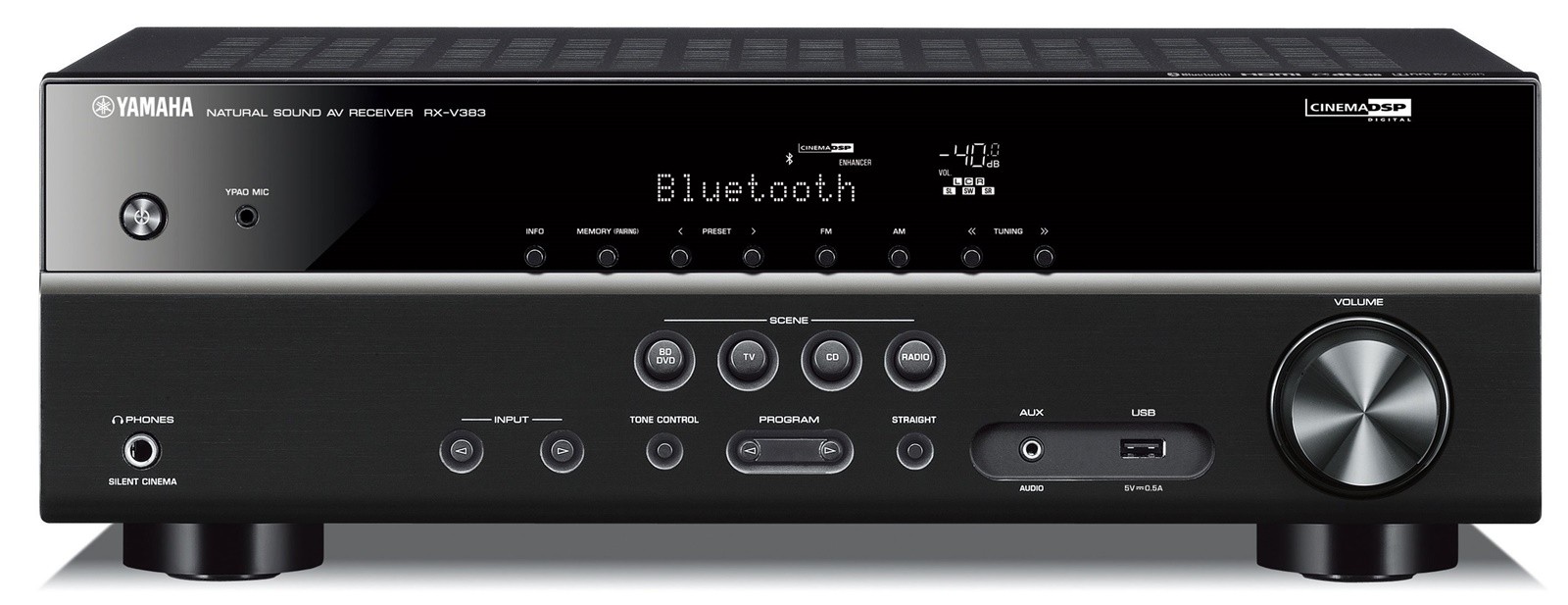 Siempre Oblea legación Yamaha RXV383 amplificador con Bluetooth | Novedadesaudioyvideo